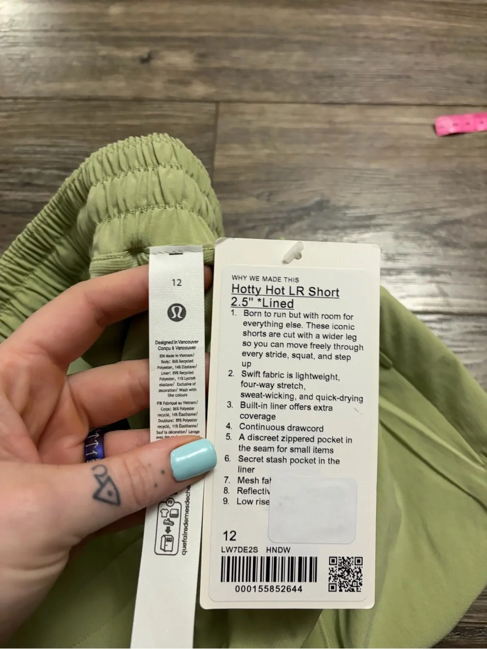 NWT Lululemon Hotty Hot Short *LR *2.5